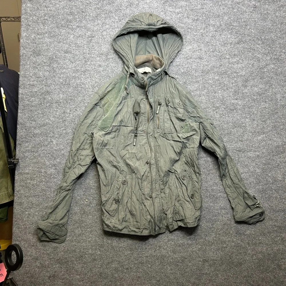 Five Foue Military Field Jacket Men's Faded Olive‎ Green Hooded Utility Tactical